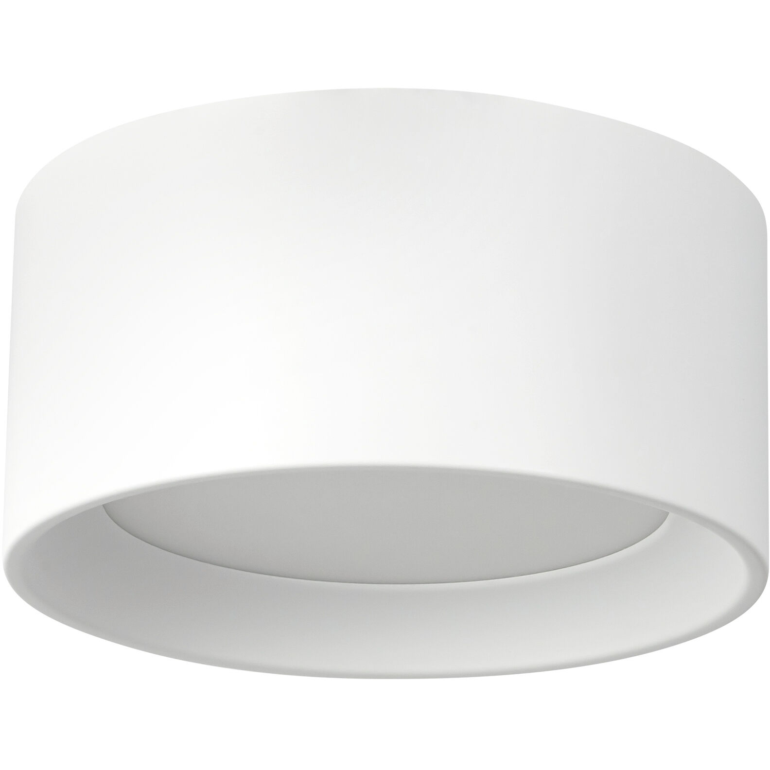 Uma 7.25 inch White Semi-Flush Mount Ceiling Light