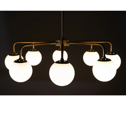 Larenta 8 Light 28 inch Antique Brass Chandelier Ceiling Light