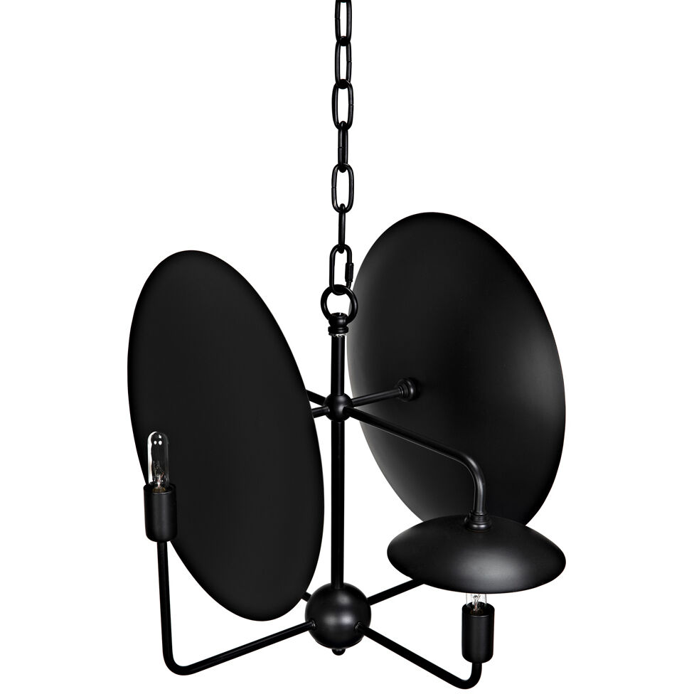 Satellite 4 Light 23 inch Matte Black Pendant Ceiling Light