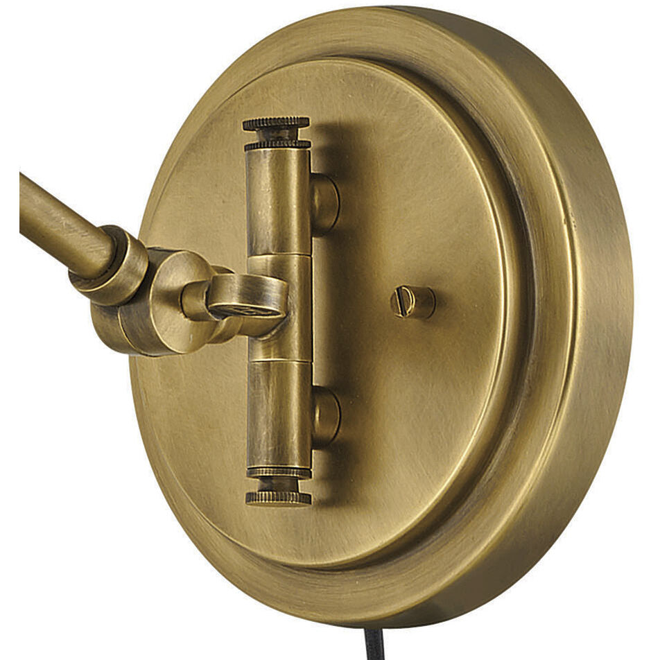 Arti 1 Light 7.75 inch Heritage Brass Indoor Wall Sconce Wall Light