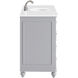 Otto 48 X 21 X 35 inch Grey Vanity Sink Set