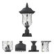 Armstrong 2 Light 23 inch Black Outdoor Pier Mounted Fixture