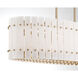Bardon 12 Light 48 inch Celeste Brass Island Chandelier Ceiling Light