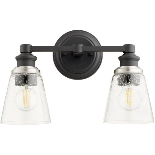Dunbar 2 Light 15 inch Noir Wall Sconce Wall Light