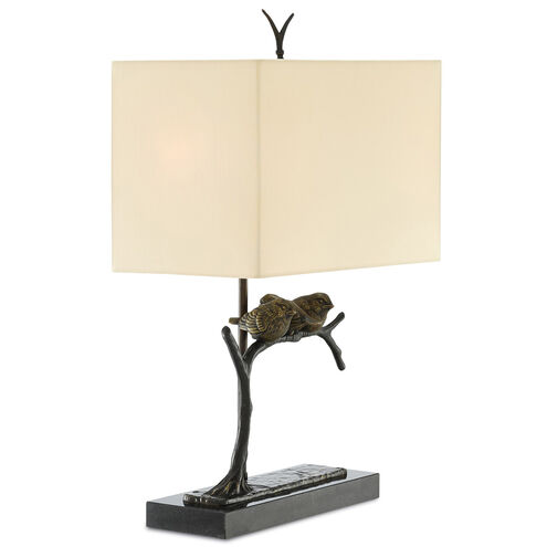 Sparrow 25 inch 60 watt Bronze/Black Table Lamp Portable Light