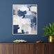 Peaceful Moment Blue and Gray and White Canvas