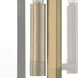 Hopewell 1 Light 15 inch Antique Brass Outdoor Wall Lantern