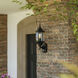 Rogers Park Textured Black Outdoor Motion Sensor