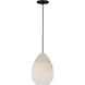 Sean Lavin Alina 1 Light 8.5 inch Nightshade Black Line-Voltage Pendant Ceiling Light, Medium