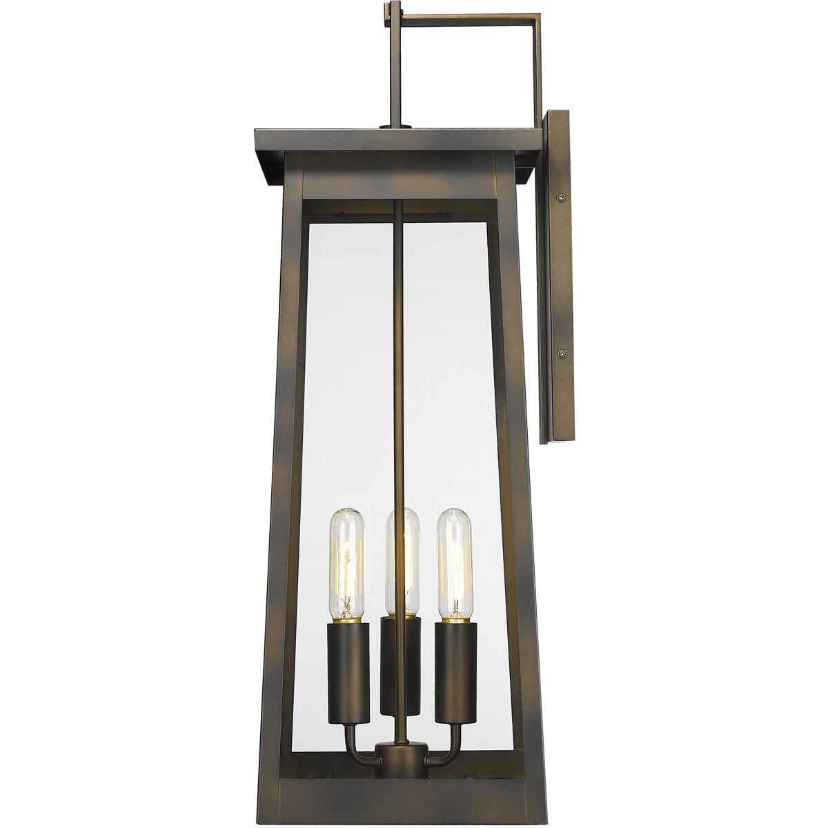 Alden 3 Light 29 inch Oil-Rubbed Bronze Exterior Wall Mount