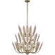 Autumna 22 Light 29.5 inch Brushed Champagne Gold Chandelier Ceiling Light