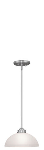 Somerset 1 Light 11 inch Brushed Nickel Pendant Ceiling Light