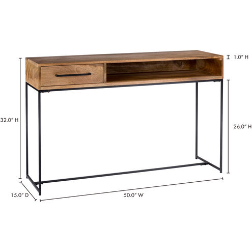 Colvin 50 X 15 inch Natural Console Table