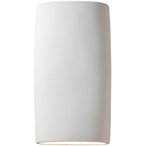 Ambiance Collection LED 19 inch White Crackle Outdoor Wall Sconce