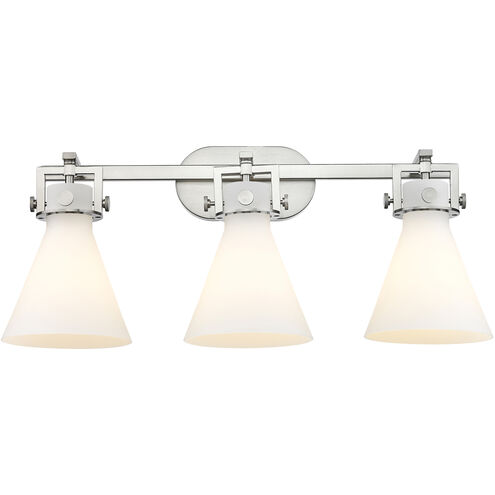 Newton Cone 3 Light 27.00 inch Bathroom Vanity Light
