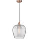 Edison Norfolk 1 Light 12 inch Antique Copper Mini Pendant Ceiling Light
