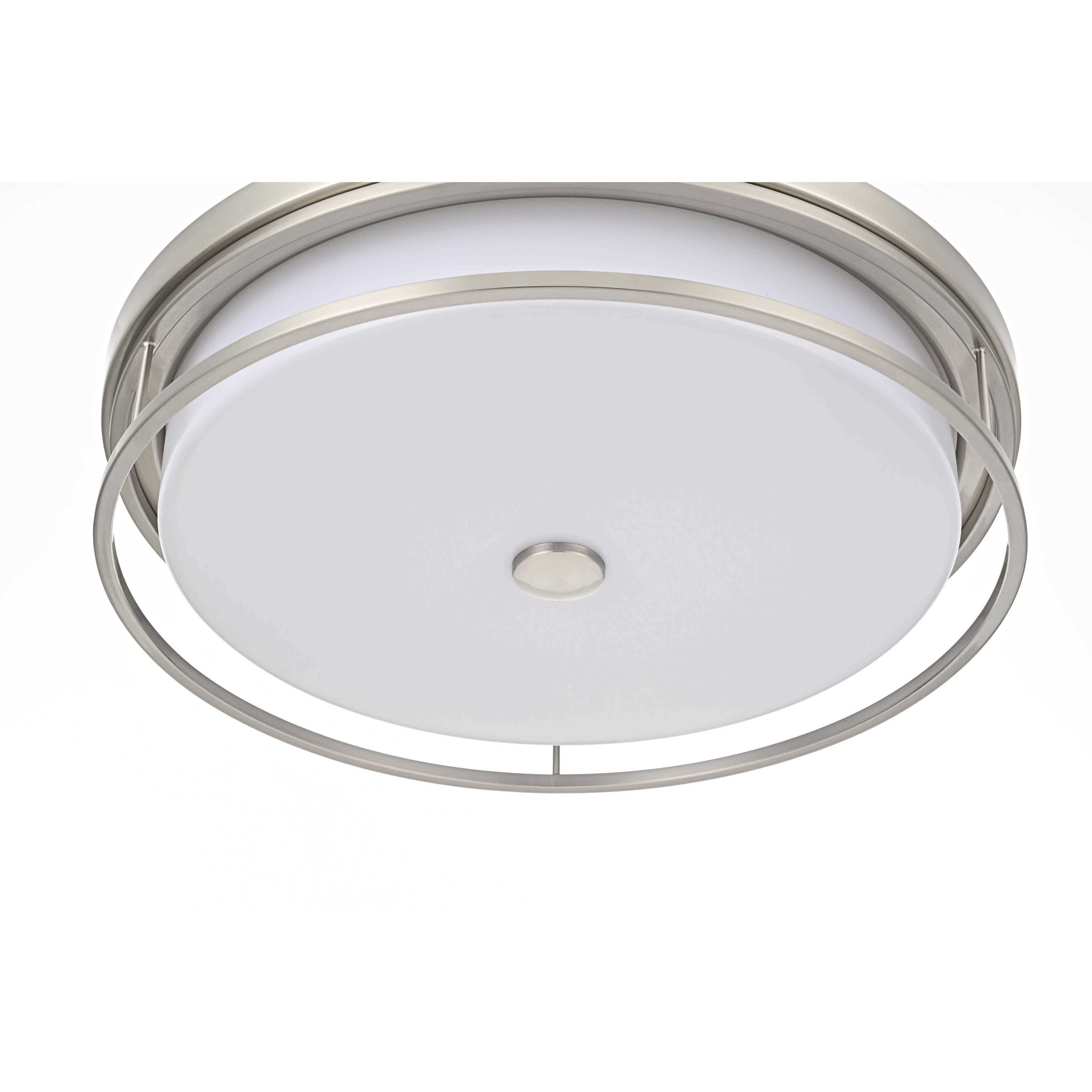 Kolson 20 inch Polished Nickel Flush Mount Ceiling Light