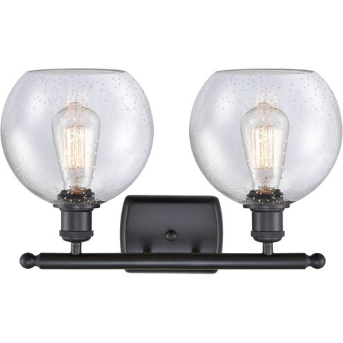 Ballston Athens 2 Light 18 inch Matte Black Bath Vanity Light Wall Light