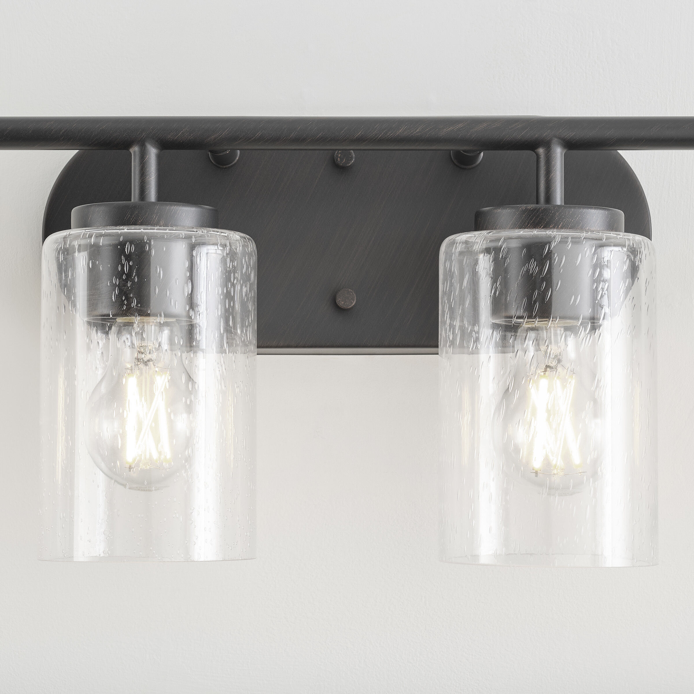 Oslo 4 Light 27.5 inch Bronze Wall Bath Fixture Wall Light