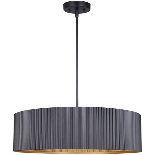 Rexton 3 Light 22 inch Black Chandelier Ceiling Light