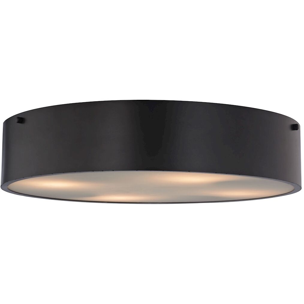 Clayton 4 Light 21 inch Oil Rubbed Bronze Flush Mount Ceiling Light