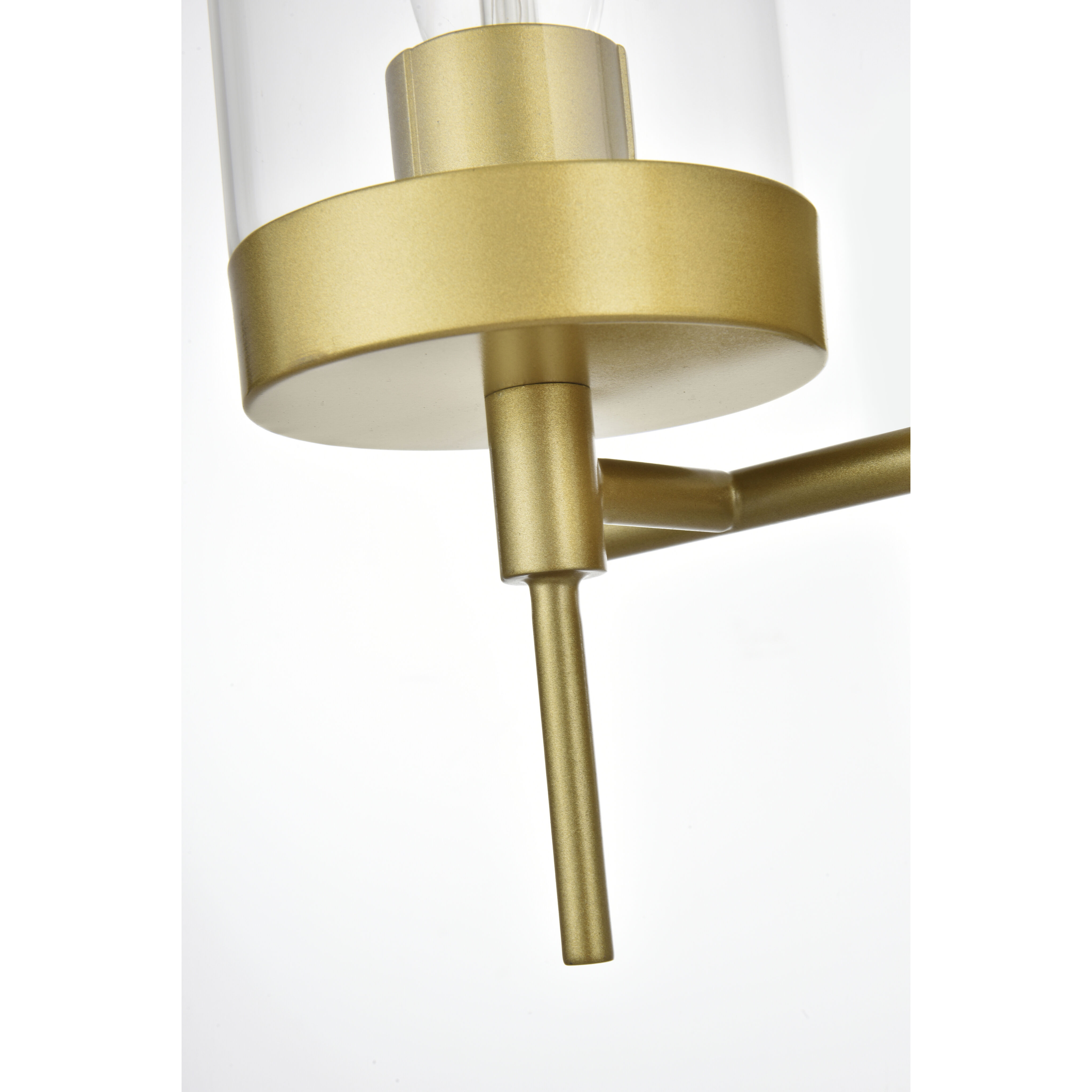 Benny 4 Light 32 inch Brass Bath Sconce Wall Light