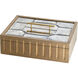 Luxor 14.25 X 11.25 inch Antique Brass Box