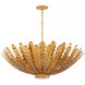 AERIN Hampton 6 Light 36 inch Gild Chandelier Ceiling Light, Large