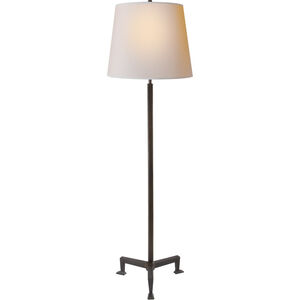 Thomas O'Brien Parish 65.25 inch 60.00 watt Aged Iron Floor Lamp Portable Light in Natural Paper