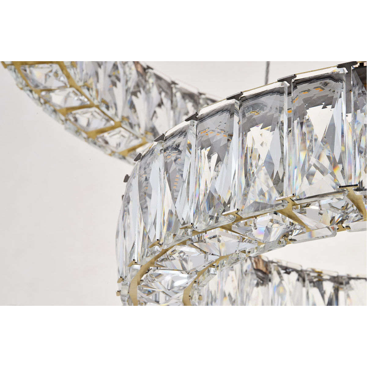 Monroe LED 24 inch Gold Pendant Ceiling Light