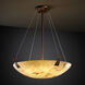 Lumenaria 8 Light Dark Bronze Pendant Bowl Ceiling Light