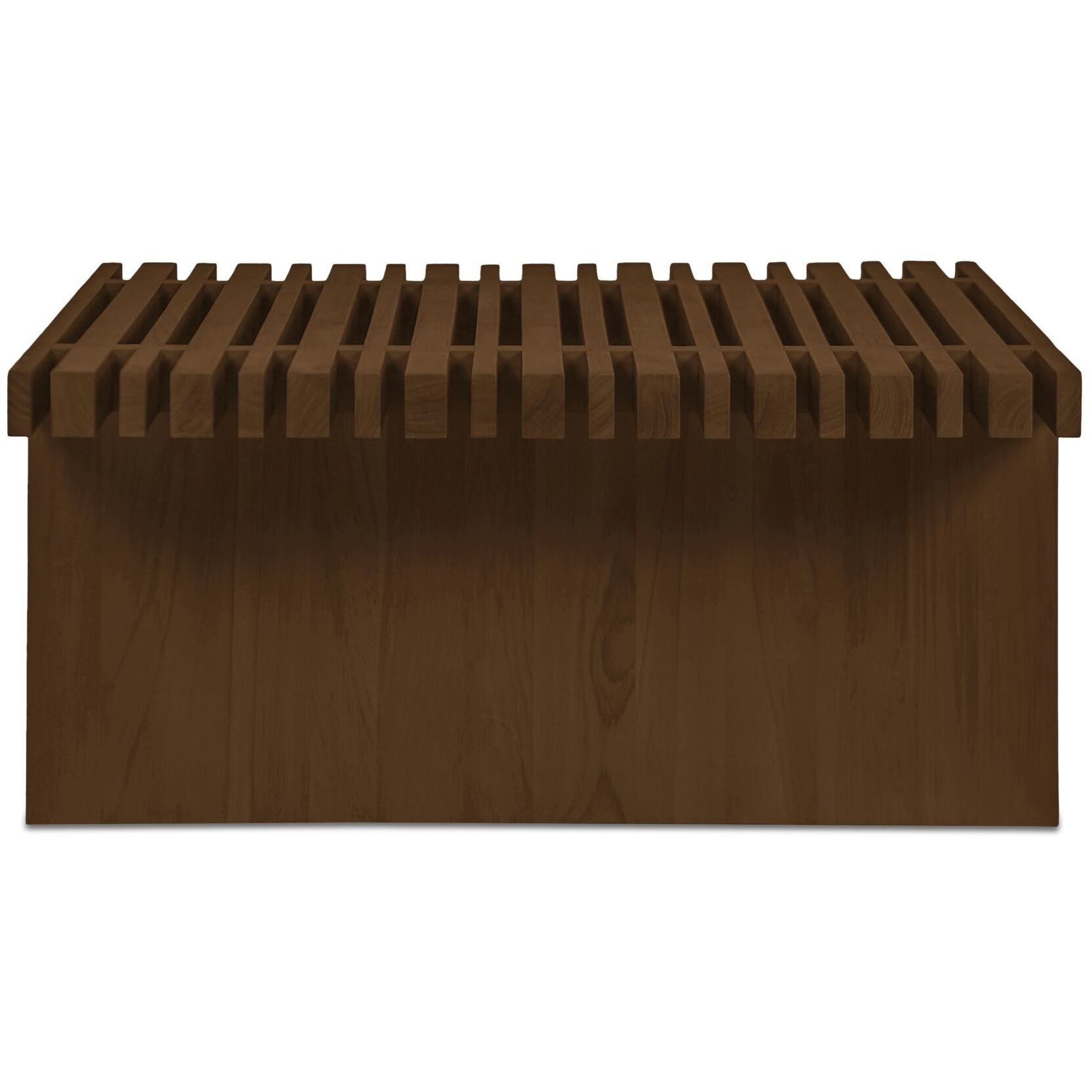 Fletcher 50 X 32.25 inch Brown Outdoor Coffee Table