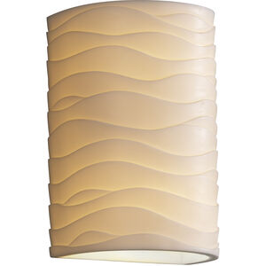 Porcelina LED 6 inch Waves Wall Sconce Wall Light