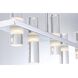 Netto LED 33 inch Chrome Chandelier Ceiling Light, Medium