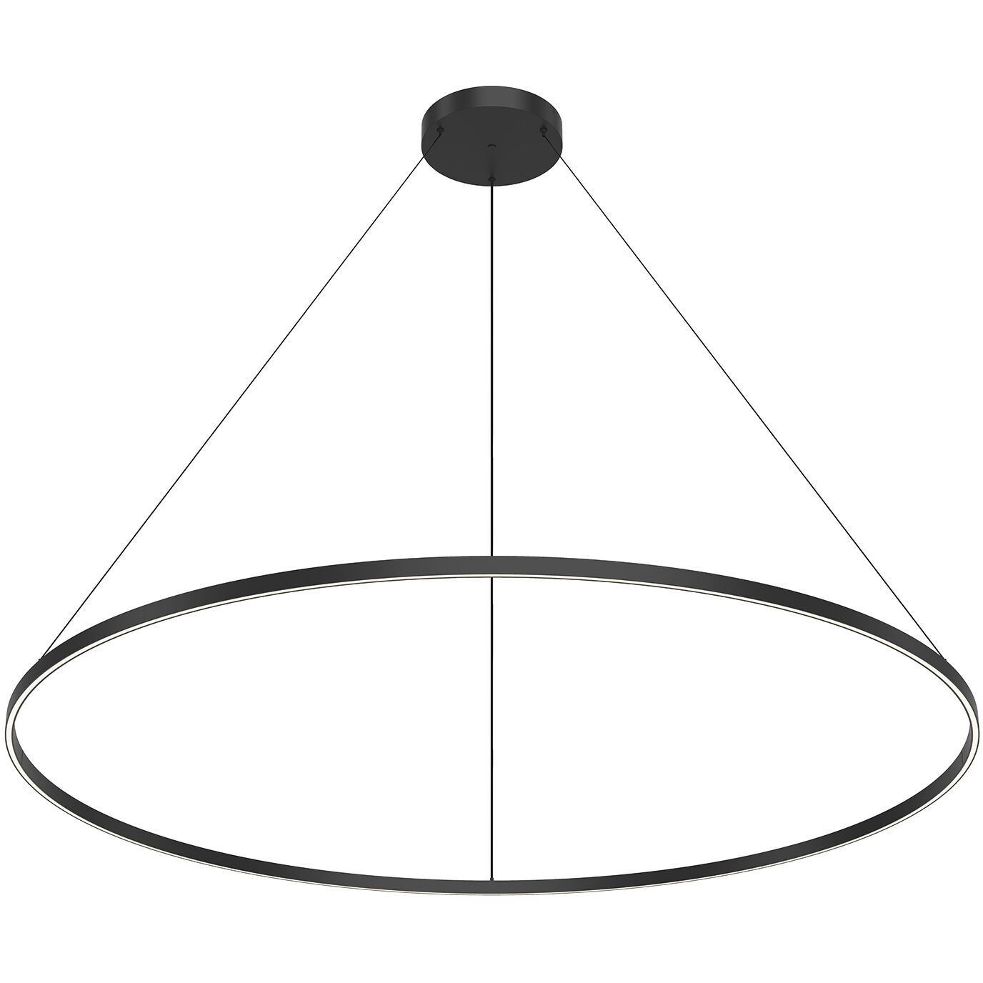 Cerchio Pendant Ceiling Light in Black