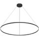 Cerchio Pendant Ceiling Light in Black