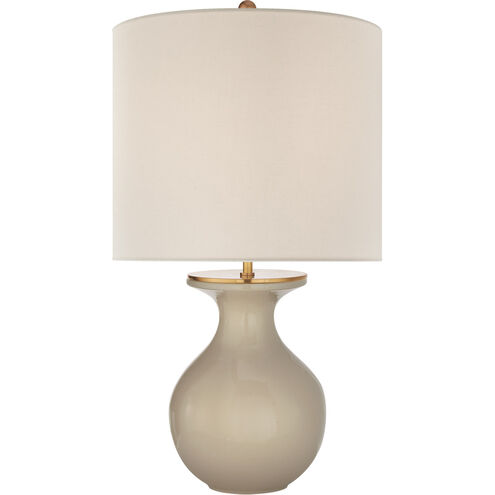 kate spade new york Albie 25.25 inch 60 watt Dove Grey Desk Lamp Portable Light, Small