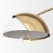 Cybill 9.45 inch Gold Chandelier Ceiling Light