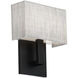 Manhattan Wall Sconce Wall Light in Black, dweLED