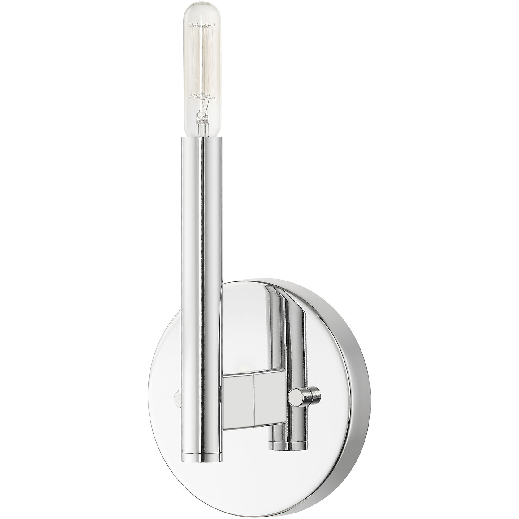 Copenhagen 1 Light 5.13 inch Polished Chrome ADA Wall Sconce Wall Light, Single