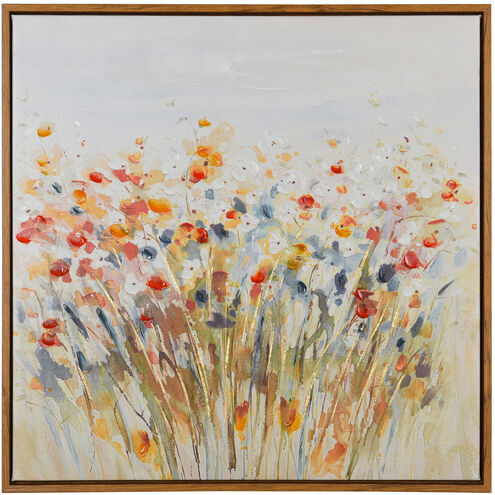Wildflowers Orange Wall Art