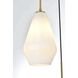 Gene 3 Light 17 inch Satin Gold Pendant Ceiling Light