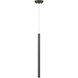 Forest LED 4.75 inch Pearl Black Pendant Ceiling Light in Pearl Black Steel