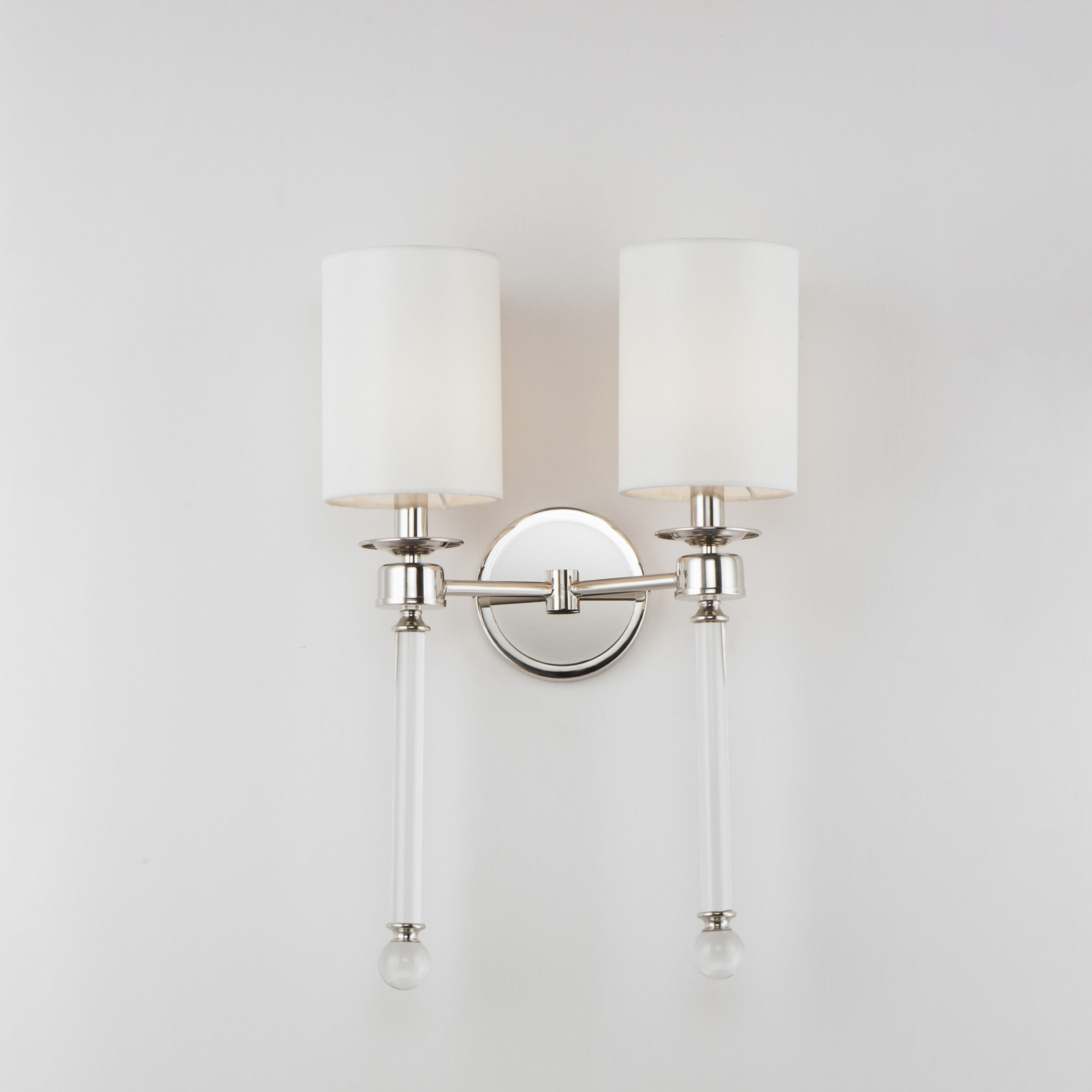 Lucent 2 Light 14 inch Polished Nickel Wall Sconce Wall Light