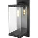 Julien 1 Light 21 inch Black Outdoor Wall Sconce