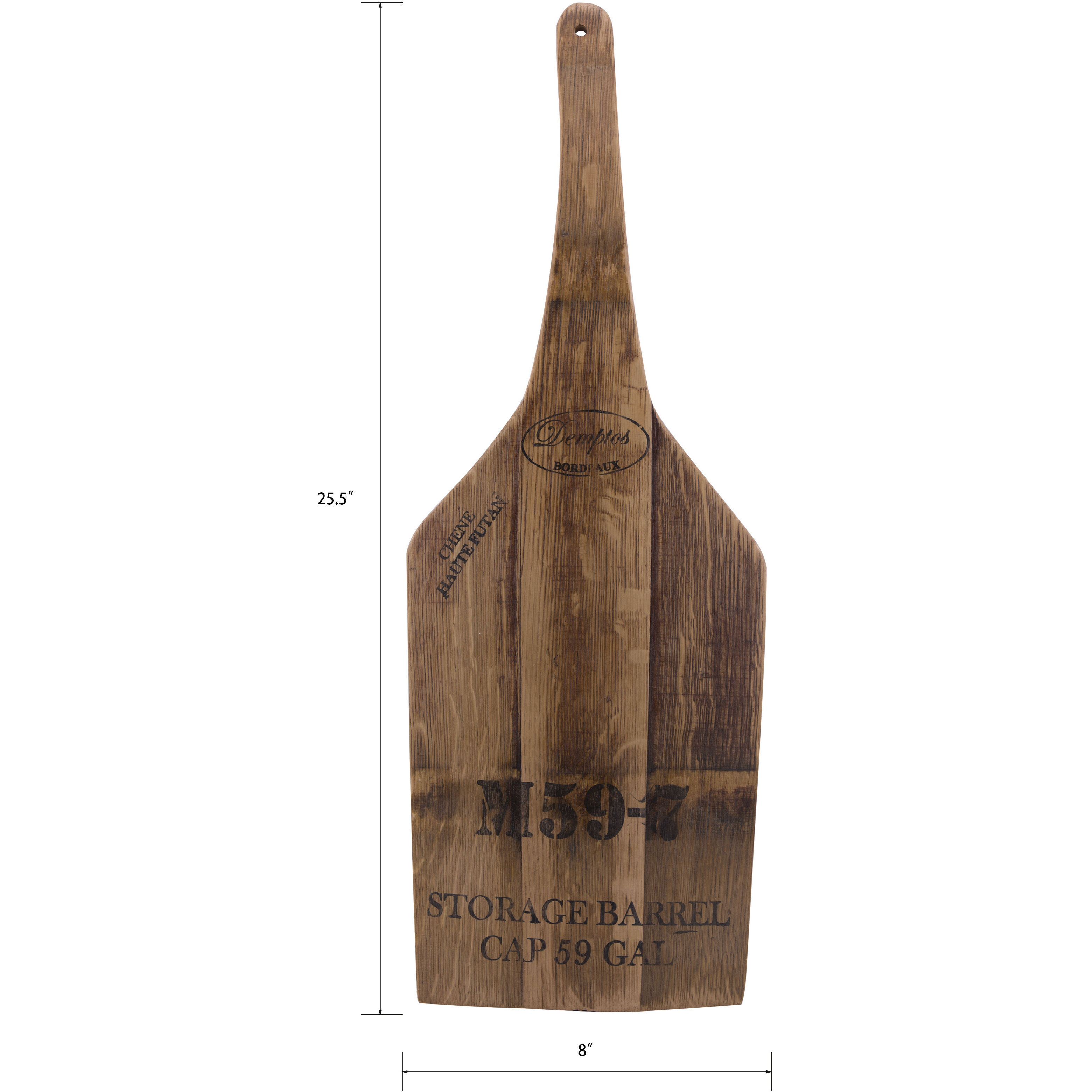 Wine Stave Brown Server