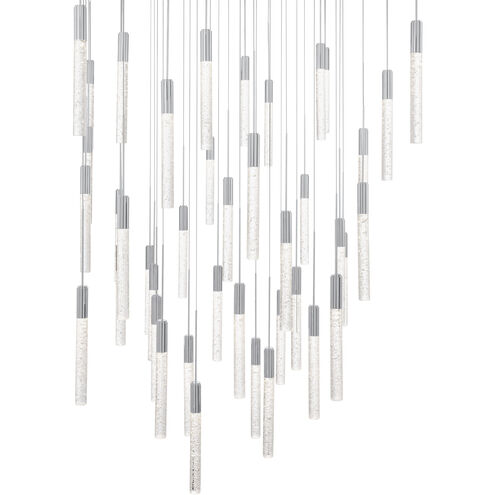 Magic 41 Light 36 inch Polished Nickel Multi-Light Pendant Ceiling Light