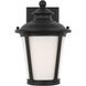Cape May 1 Light 10.5 inch Black Outdoor Wall Lantern, Small