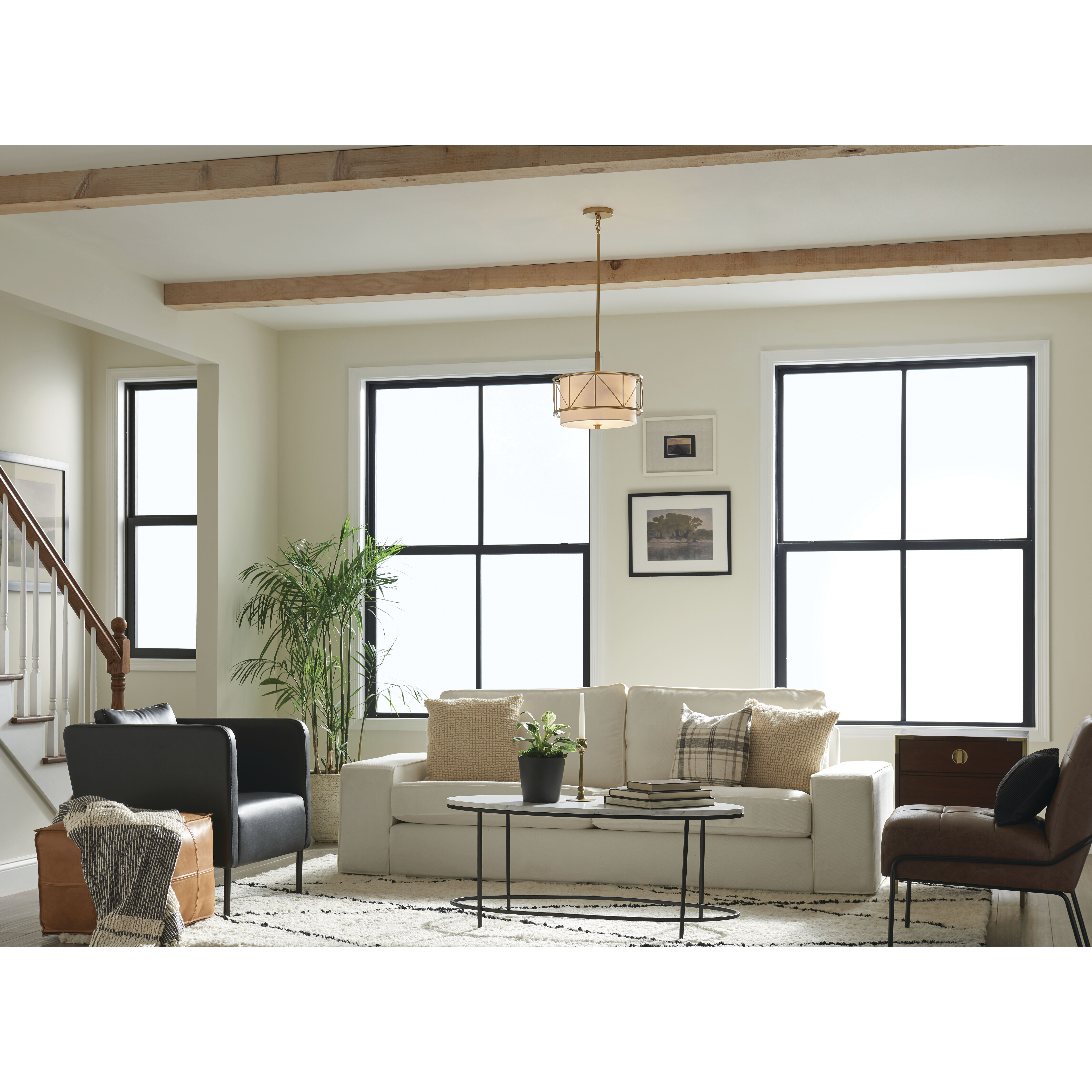 Birkleigh 3 Light 14 inch Classic Gold Flush Mount Ceiling Light