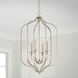 Breigh 4 Light 18 inch Brushed Champagne Foyer Ceiling Light